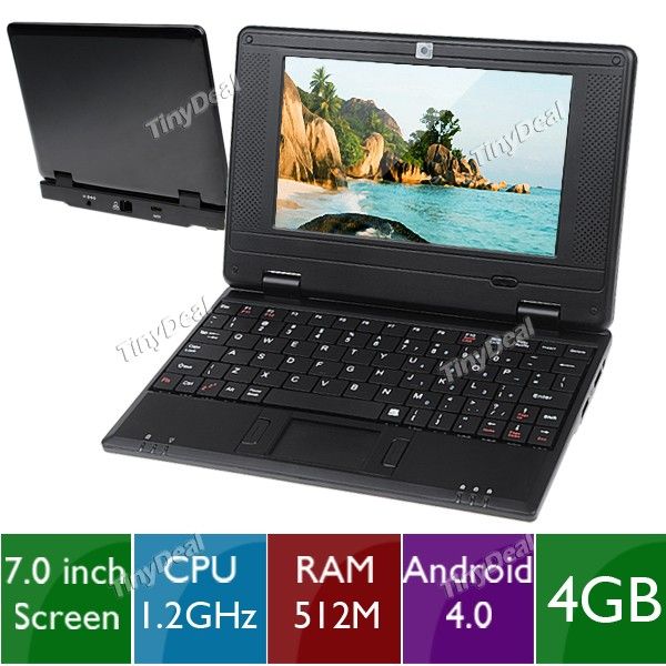 Netbook L-121.566 Android 4.0 Tela de 7