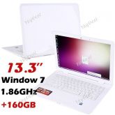 Netbook Com Window 7  CPU Intel Atom D2500 Dual Core 1.86GHz